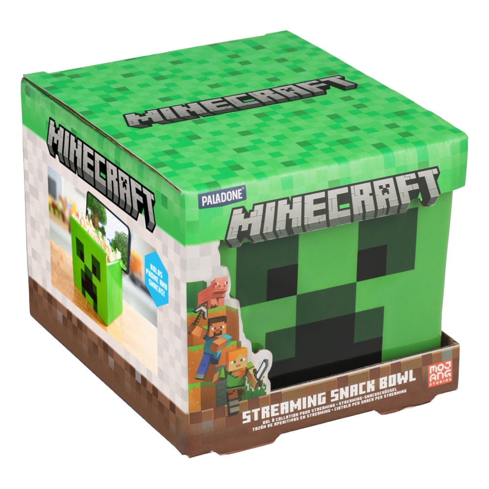 Minecraft Streaming Snack Bowl Creeper 5056577759853