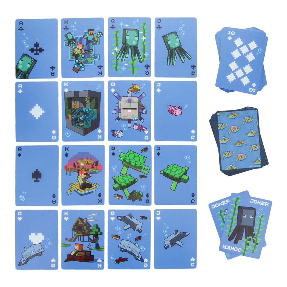 Minecraft Playing Cards Waterproof 5056577760712