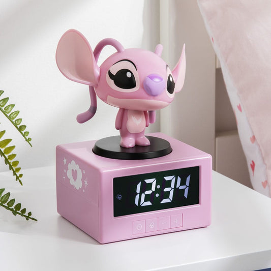Lilo & Stitch Icon Alarm Clock Angel 12 cm  5056577761177