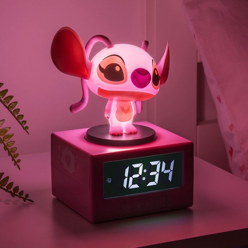 Lilo & Stitch Icon Alarm Clock Angel 12 cm  5056577761177