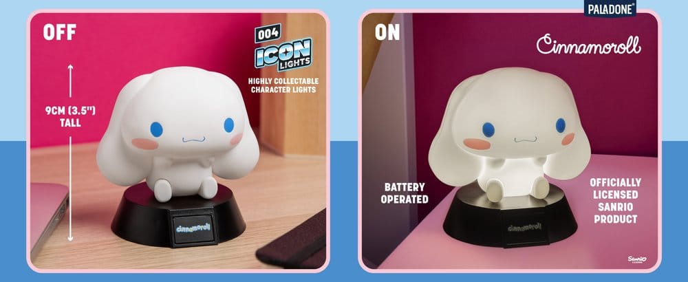 Sanrio Icon Light Cinnamoroll 9 cm 5056577763812