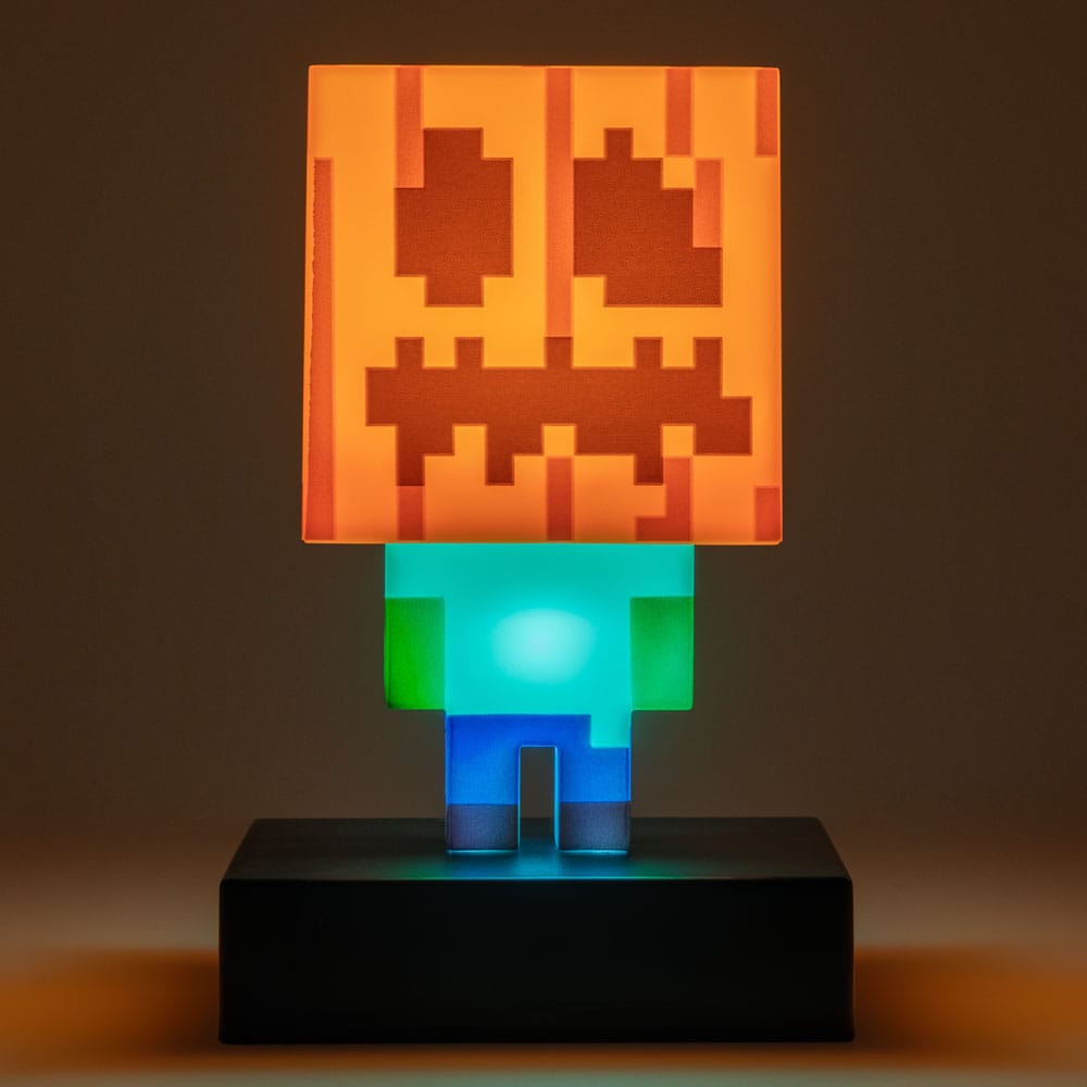 Minecraft Icons Light Zombie Jack O Lantern 10 cm  5056577765663
