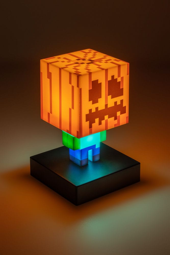 Minecraft Icons Light Zombie Jack O Lantern 10 cm  5056577765663
