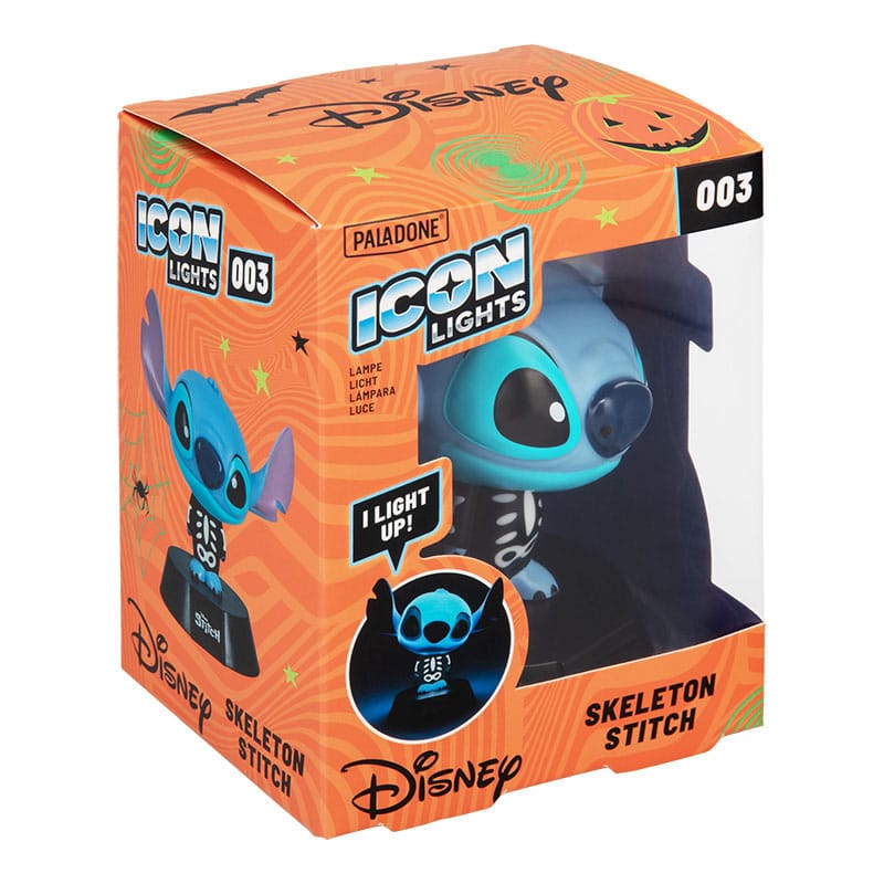 Lilo & Stitch Skeleton Icons Light Stitch 11 cm 5056577765670