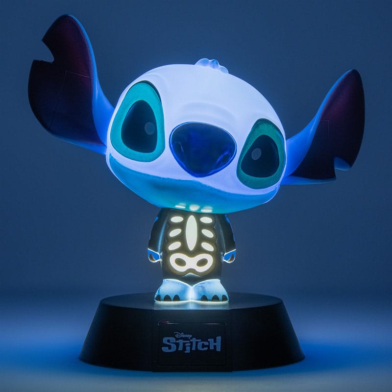 Lilo & Stitch Skeleton Icons Light Stitch 11 cm 5056577765670