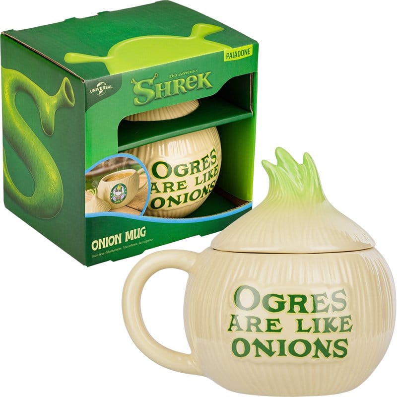 Shrek Mug Onion with Lid 5056577769159