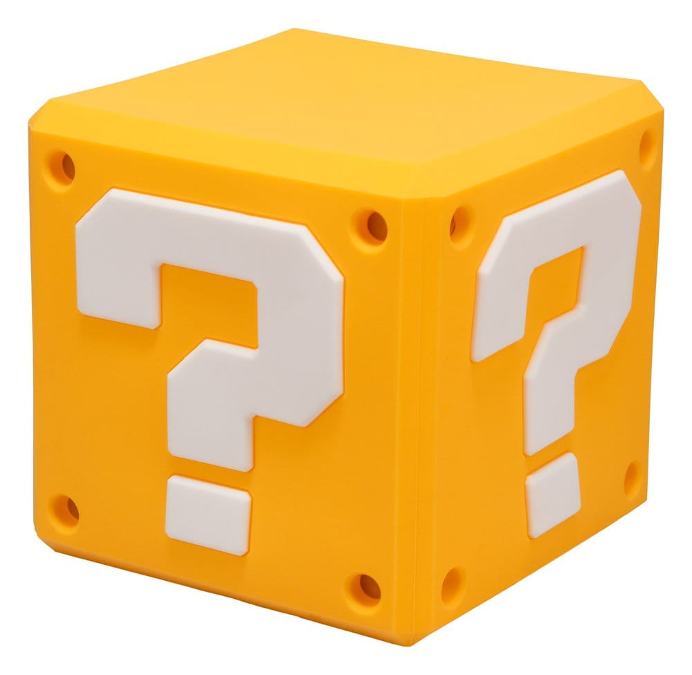 Super Mario SquishyGlo Silicon Light Question Block Rechargeable 13 cm 5056577773729