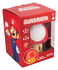 Super Mario SquishyGlo Silicon Light Super Mushroom Rechargeable 15 cm 5056577774214