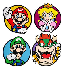 Super Mario Coaster 4-Pack 5056577774436
