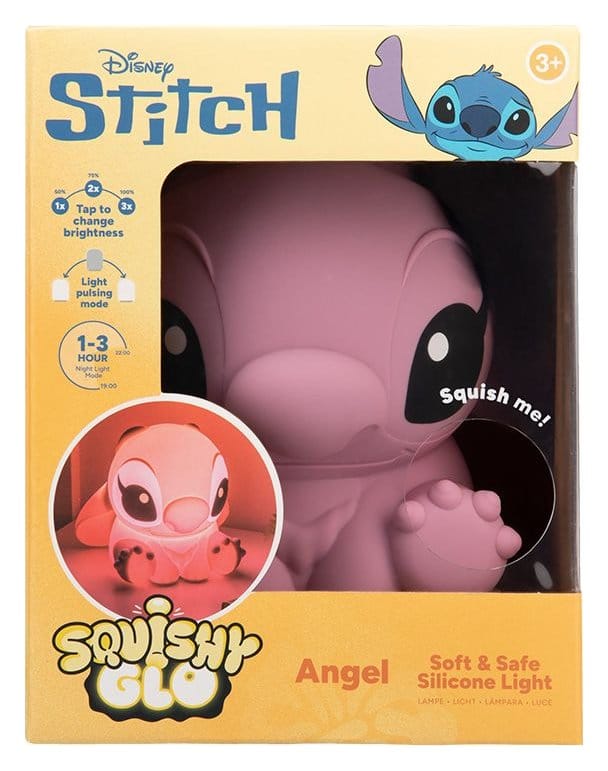 Lilo & Stitch SquishyGlo Silicon Light Angel Rechargeable 5056577774733