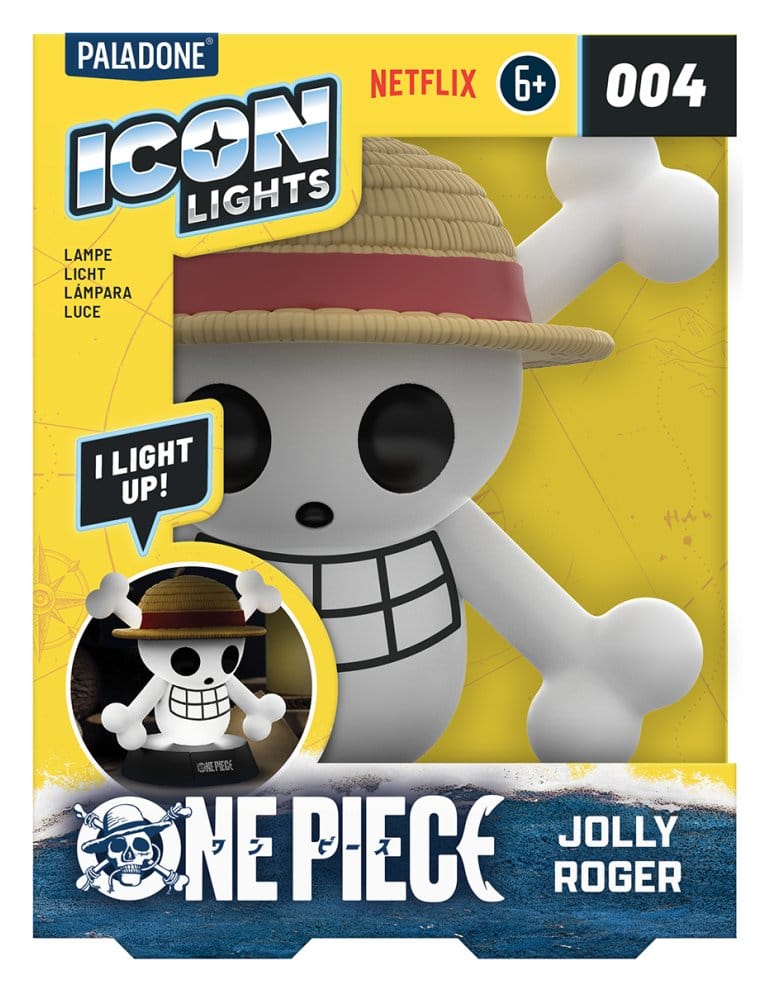One Piece Icon Light Jolly Roger 5056577776348