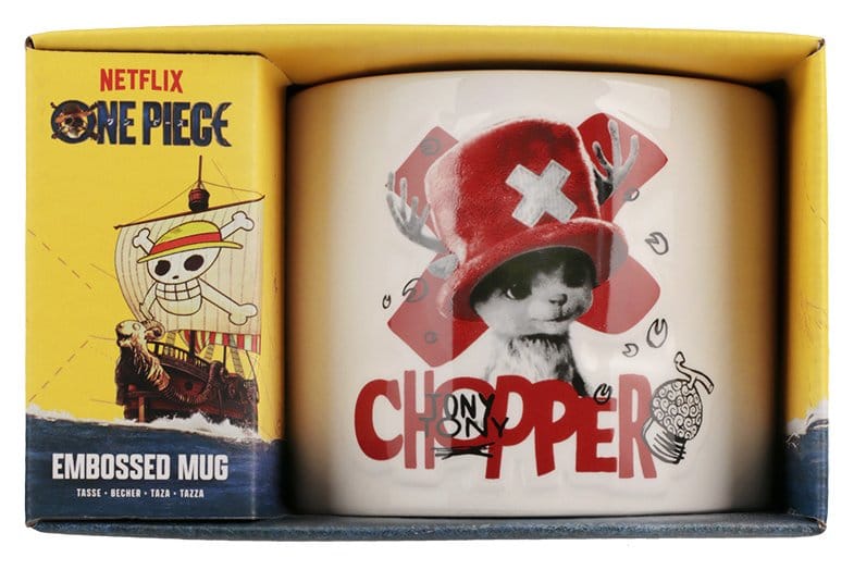 One Piece Mug Chopper Embossed 5056577777673