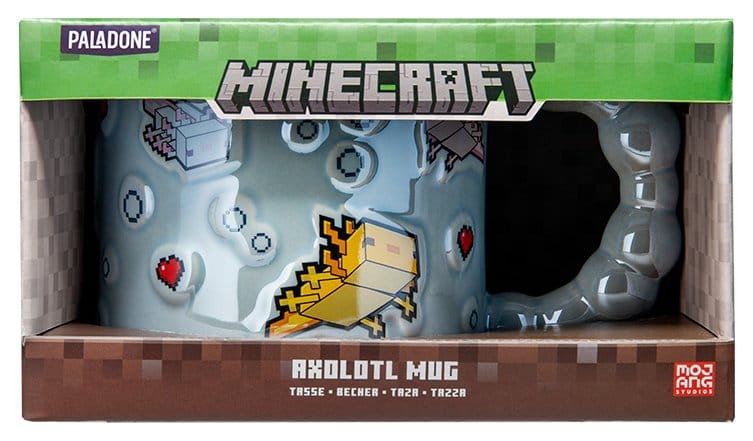 Minecraft Mug Axolotl Bubble Shaped 5056577777680