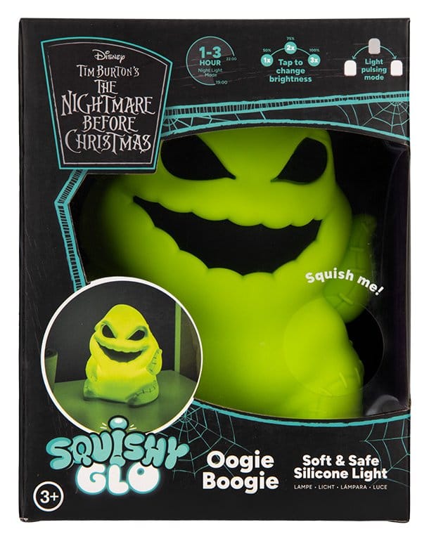 Nightmare Before Christmas SquishyGlo Silicon Light Oogie Boogie Rechargeable 16 cm 5056577779394