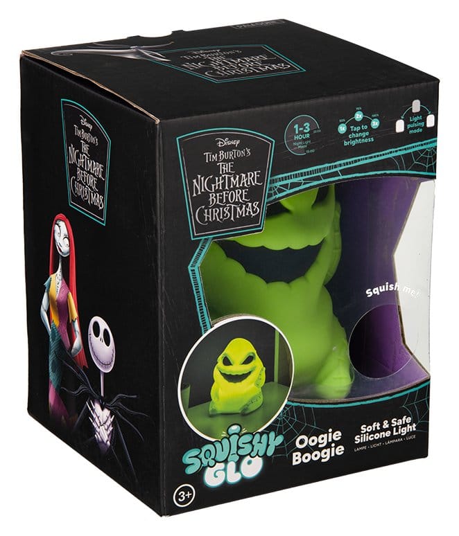 Nightmare Before Christmas SquishyGlo Silicon Light Oogie Boogie Rechargeable 16 cm 5056577779394