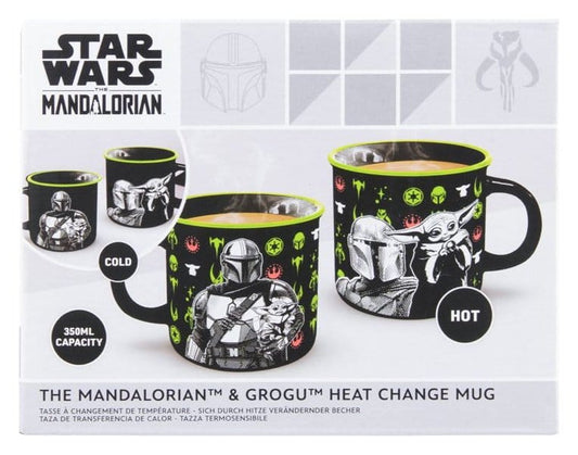 Star Wars: The Mandalorian Heat Change Mug Mandalorian and Grogu 5056577779905