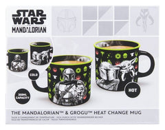 Star Wars: The Mandalorian Heat Change Mug Mandalorian and Grogu 5056577779905