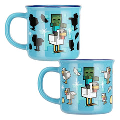 Minecraft Heat Change Mug Chicken Jockey 5056577779912