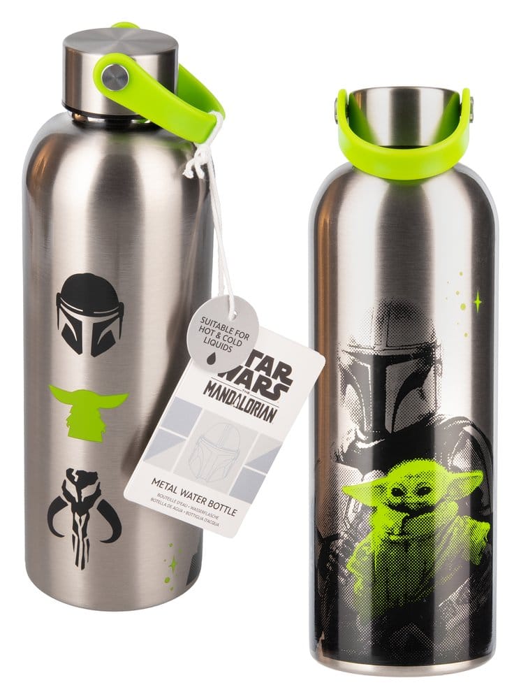The Mandalorian Metal Water Bottle Mandalorian & Grogu 5056577779967