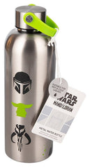 The Mandalorian Metal Water Bottle Mandalorian & Grogu 5056577779967