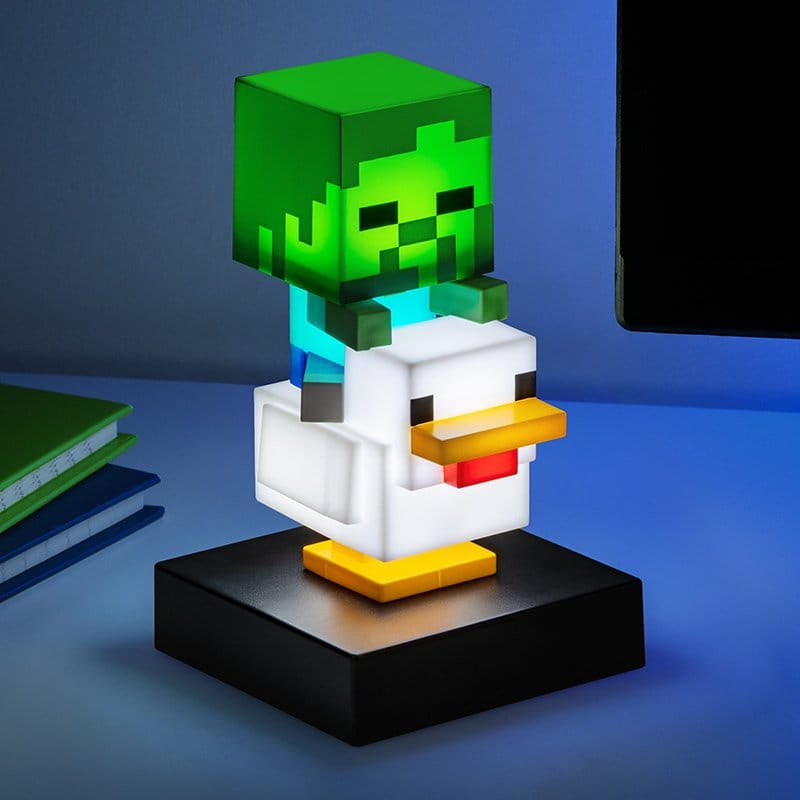 Minecraft Icon Light Chicken Jockey 13 cm 5056577780154