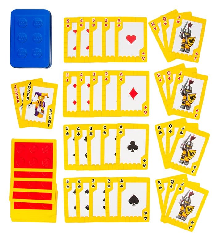 Lego Playing Cards in a Tin 5056577781878