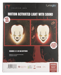 It Light Pennywise Mask Motion Sensor 25 cm 5056577783759