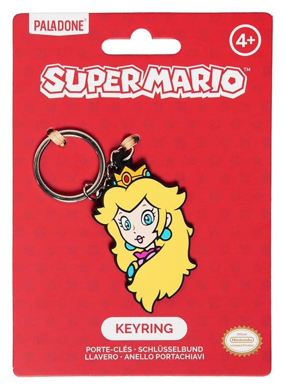 Super Mario Keychain Princess Peach PVC 6 cm 5056577784312