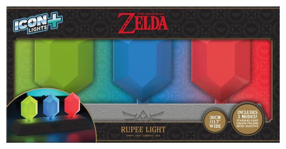 The Legend of Zelda Icon Light Plus Light Rupee 30 cm 5056888313065