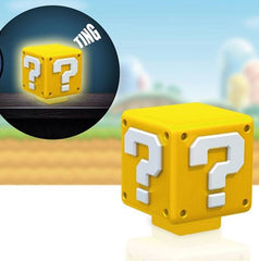 Super Mario Nightlight with Sound Question Block 8 cm 5055964707224