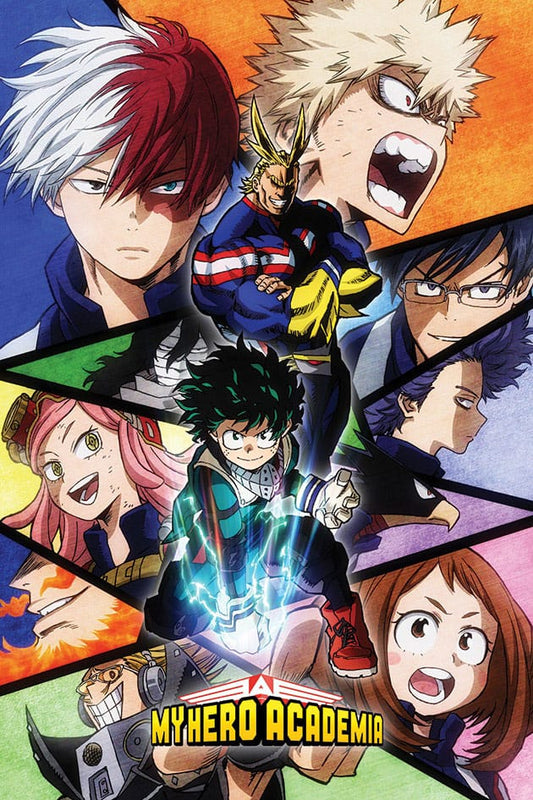 My Hero Academia 2 Poster Pack Characters Mosaic 61 x 91 cm (4) 5050574344128