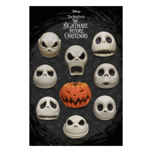 Nightmare before Christmas Poster Pack Many Faces of Jack 61 x 91 cm (4) 5050574346856