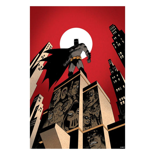 DC Comics Poster Pack Batman Villain Skyline 61 x 91 cm (4) 5050574347020