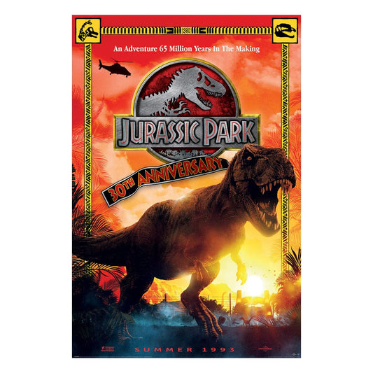 Jurassic Park Poster Pack 50th Anniversary 61 x 91 cm (4) 5050574352147
