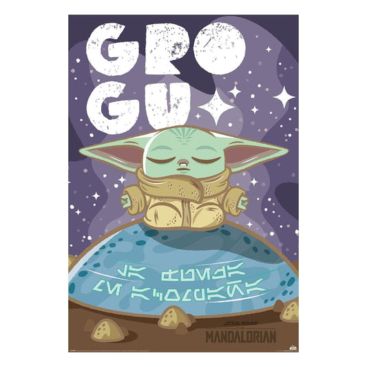 Star Wars: The Mandalorian Poster Pack Grogu Cuteness 61 x 91 cm (4) 5050574352956