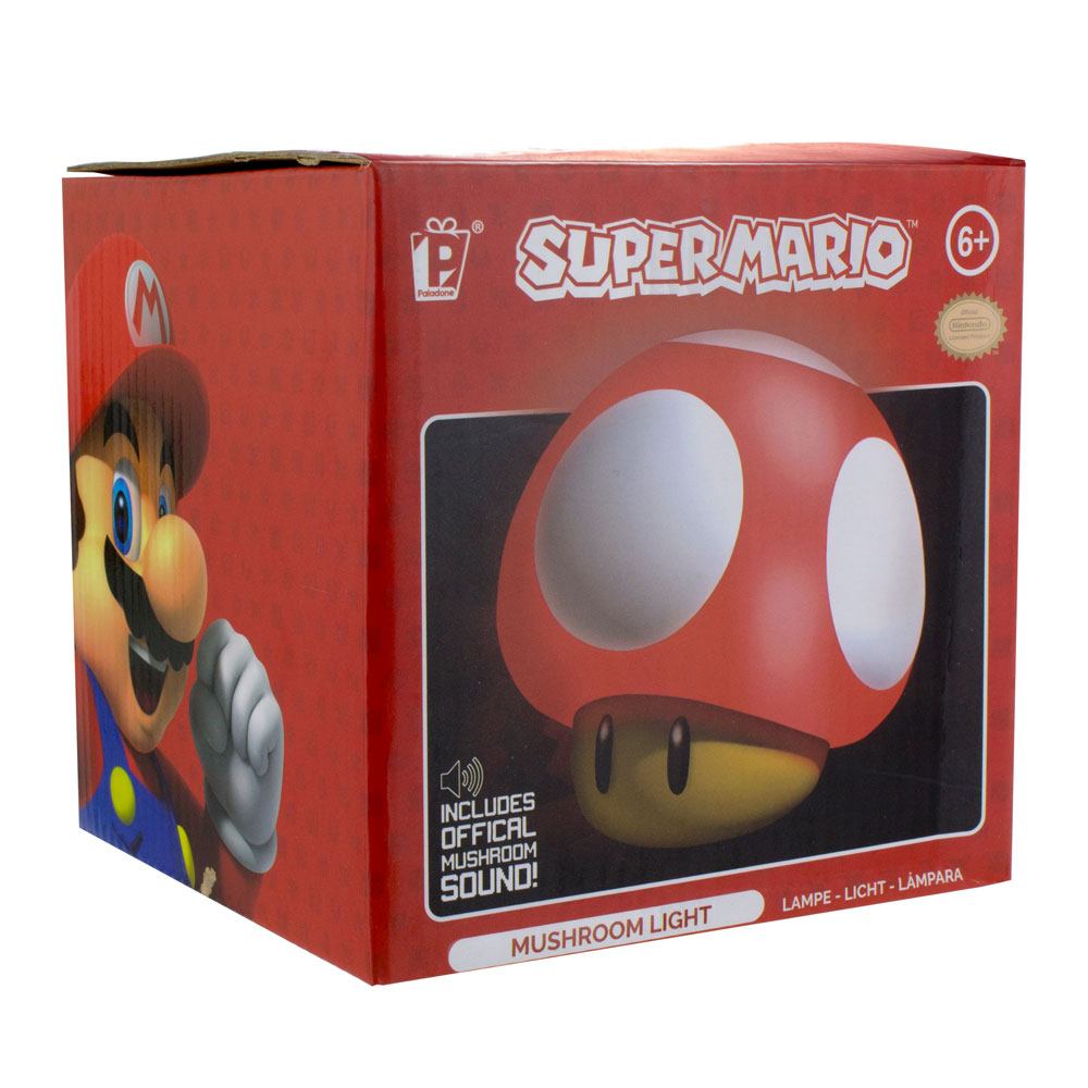 Super Mario Mini Light with Sound Mushroom 12 cm 5055964714215