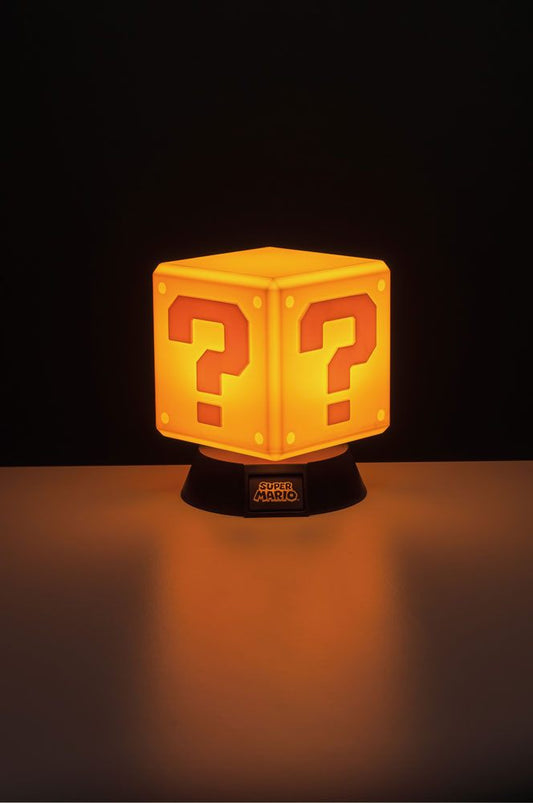 Super Mario 3D Light Question Block 10 cm 5055964717827