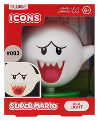 Super Mario Icon Light Boo 11 cm 5055964717841