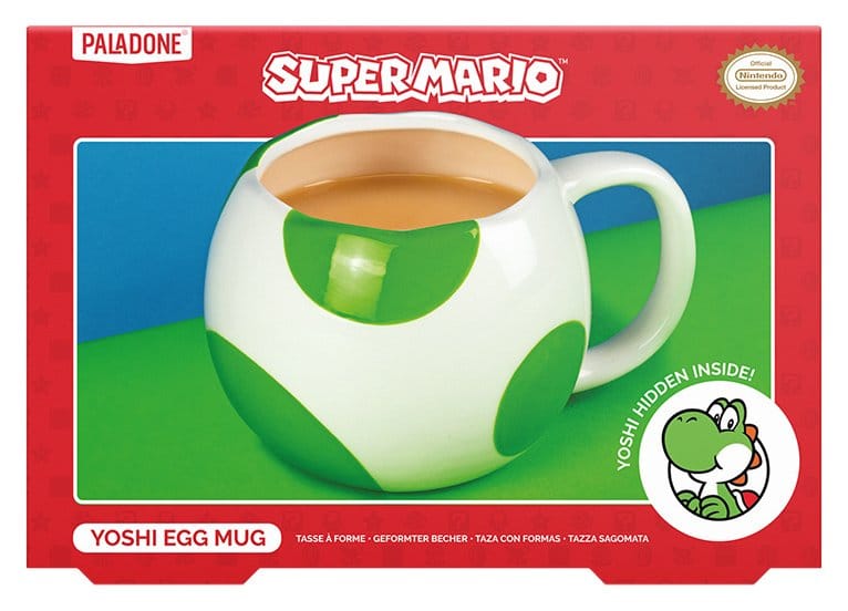 Super Mario Mug Yoshi Egg Shaped V2 5055964723873