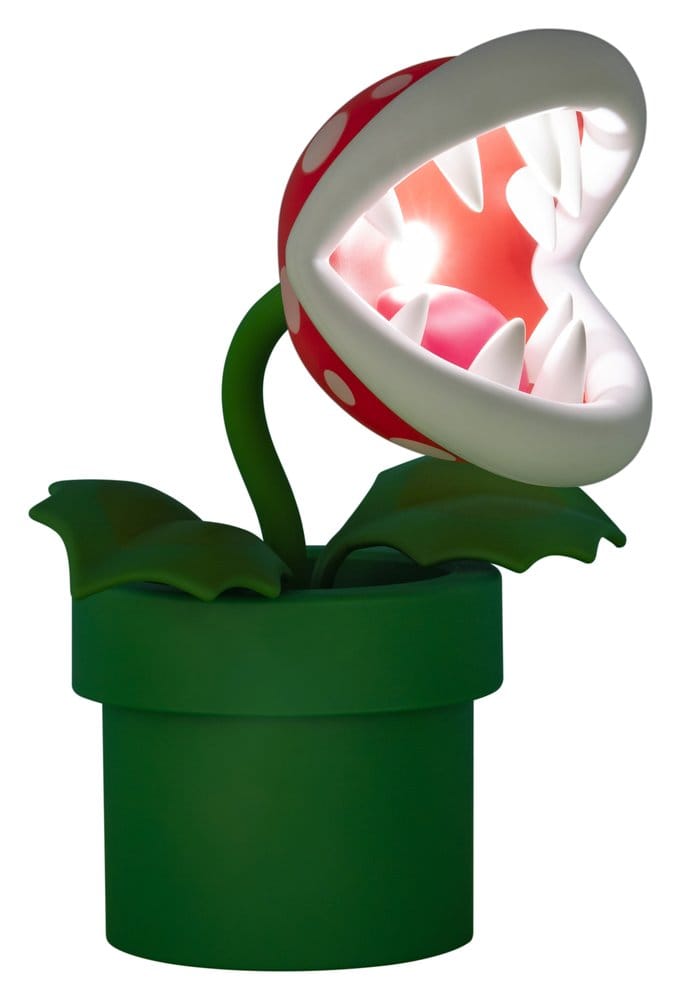 Super Mario Posable Light Piranha Plant V4 34 cm 5055964738419