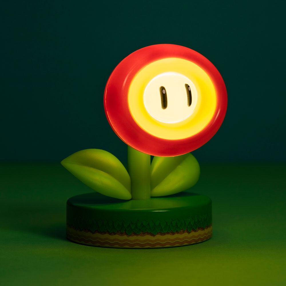 Super Mario Icon Light Fire Flower (V2) 5055964738556