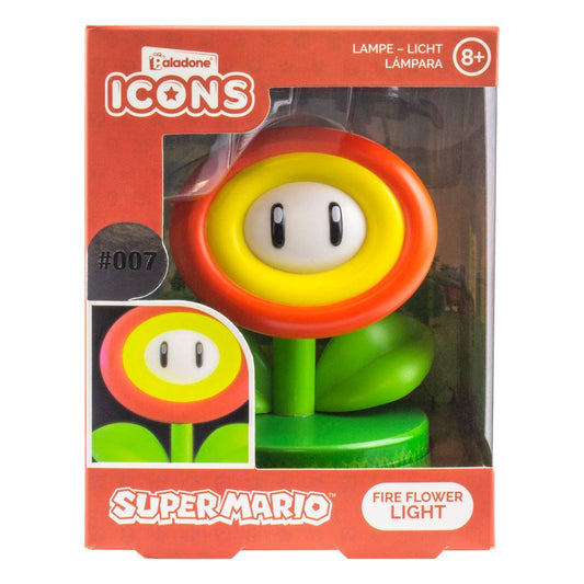 Super Mario Icon Light Fire Flower (V2) 5055964738556