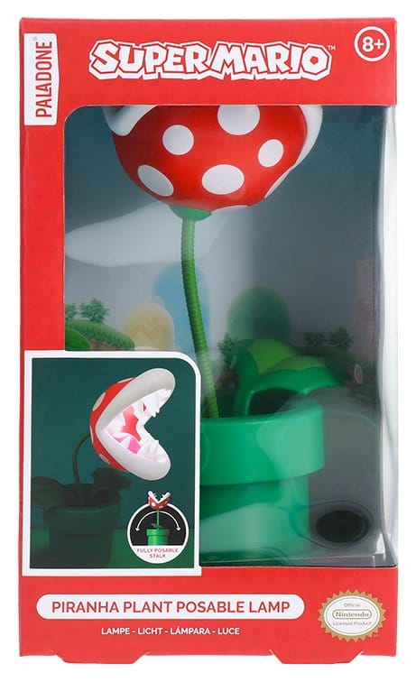 Nintendo Light Mini Piranha Plant Posable V3 22 cm 5055964758530