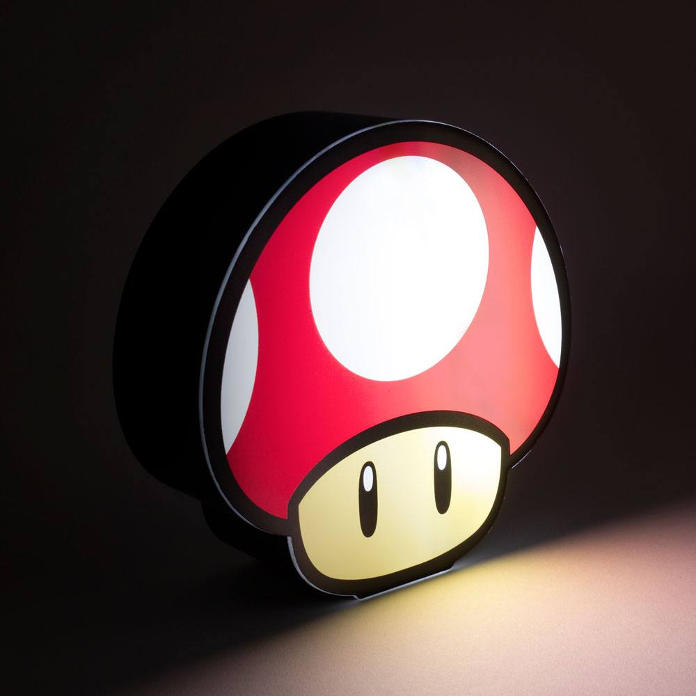 Super Mario Box Light Super Mushroom 15 cm 5055964785741