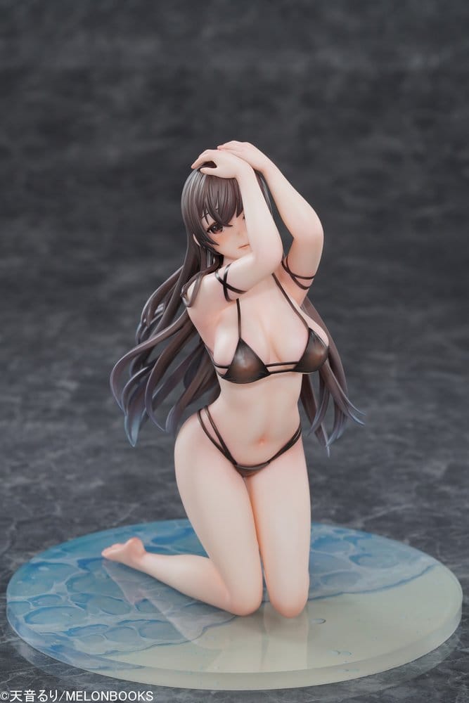 Original Character PVC Figure 1/6 Ruri Amane Illustration - Swimsuit Sugata no Mimi-san 17 cm 4902273516607