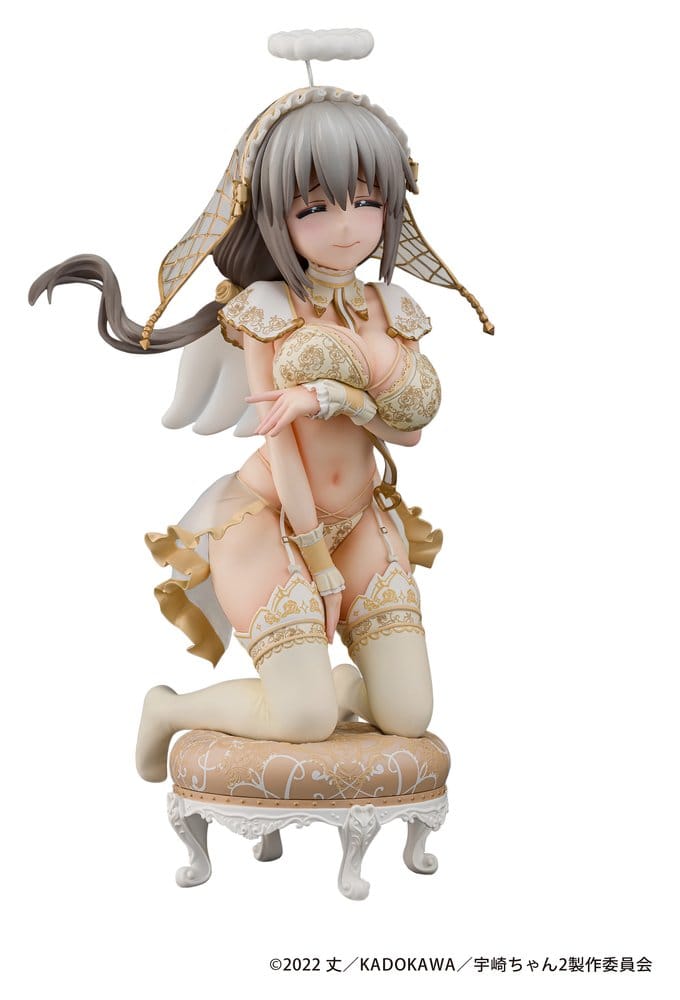 Uzaki-chan Wants to Hang Out! PVC Statue 1/7 Tsuki Uzaki Angel Ver. 19 cm 4582666825860