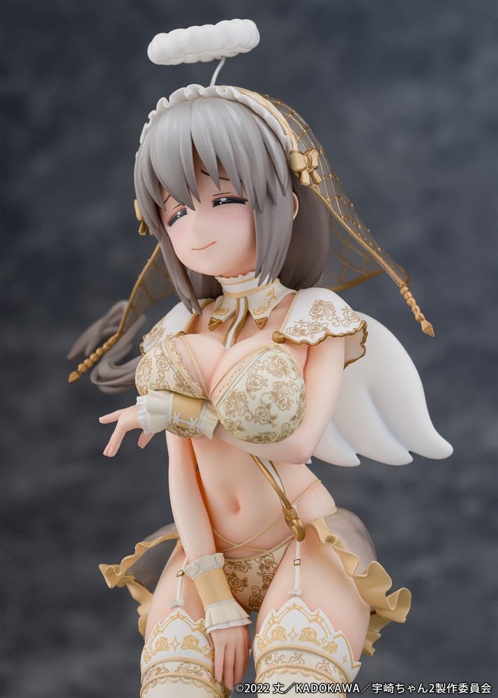 Uzaki-chan Wants to Hang Out! PVC Statue 1/7 Tsuki Uzaki Angel Ver. 19 cm 4582666825860