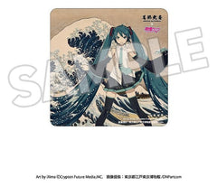 Katsushika Hokusai x Hatsune Miku Car Magnet Thirty-six Views of Mount Fuji/The Great Wave off Kanagawa 4580781043541