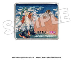 Katsushika Hokusai x Hatsune Miku 3D Magnet Thirty-six Views of Mount Fuji Fine Wind, Clear Morning 4580781043572