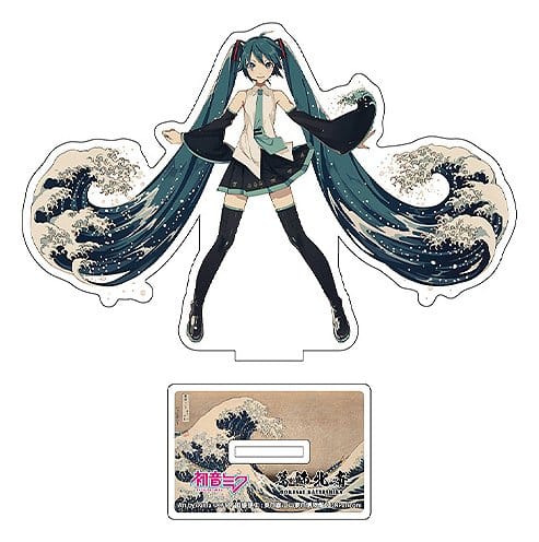 Hatsune Miku x Katsushika Hokusai iXima Die-Cut Acrylic Stand Assortment 10 cm 4580781045019
